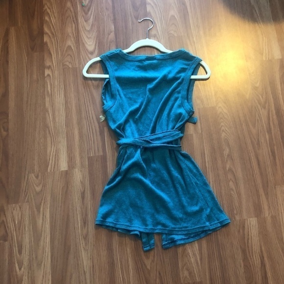 Michael Stars Wrap Green Tie Tunic - Picture 12 of 16